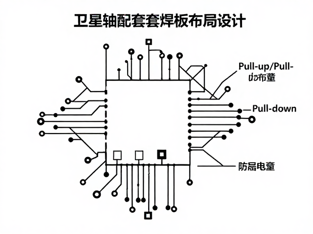 卫星轴配套焊盘电路设计,Pull-up/Pull-down与防呆布局指南