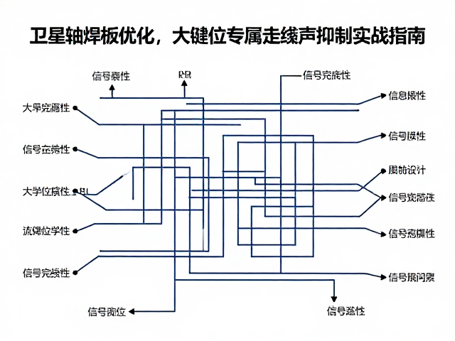 卫星轴焊盘优化，大键位专属走线与噪声抑制实战指南