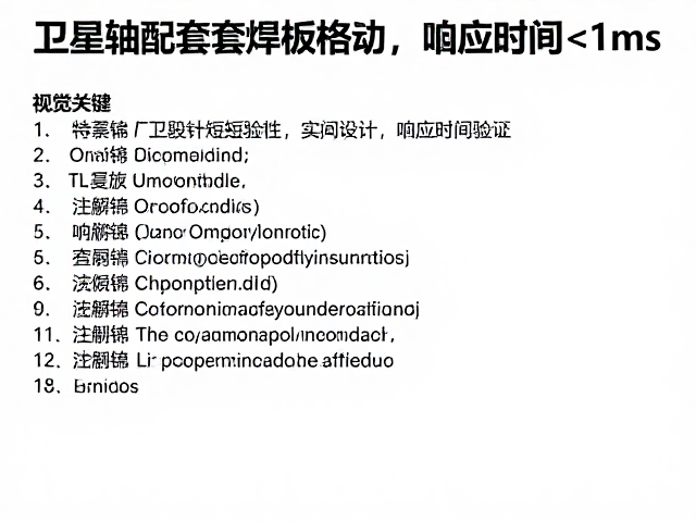 卫星轴配套焊盘电路,短路径设计实现响应时间<1ms