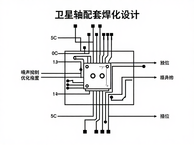 卫星轴配套焊盘电路设计,独立分区布局与噪声抑制优化指南