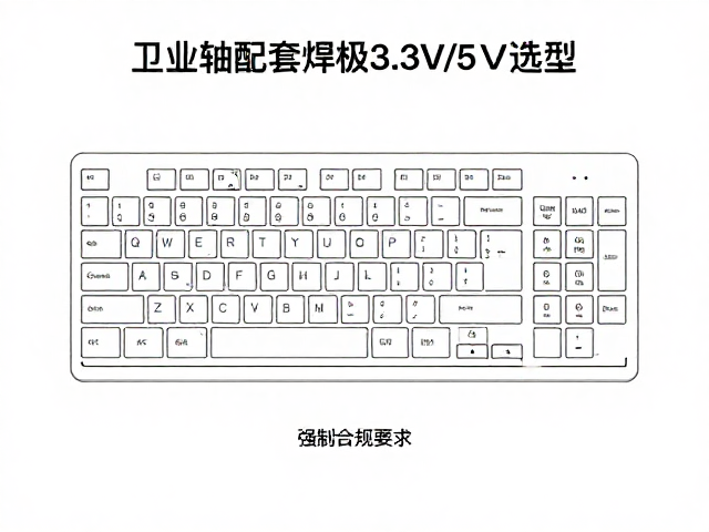 工业控制键盘3.3V/5V选型,卫星轴配套焊盘电路设计指南