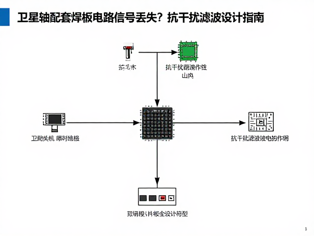 卫星轴配套焊盘电路信号丢失?抗干扰滤波设计指南