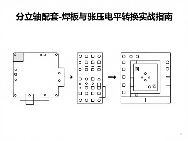 分立元件设计,卫星轴配套焊盘与电压电平转换实战指南