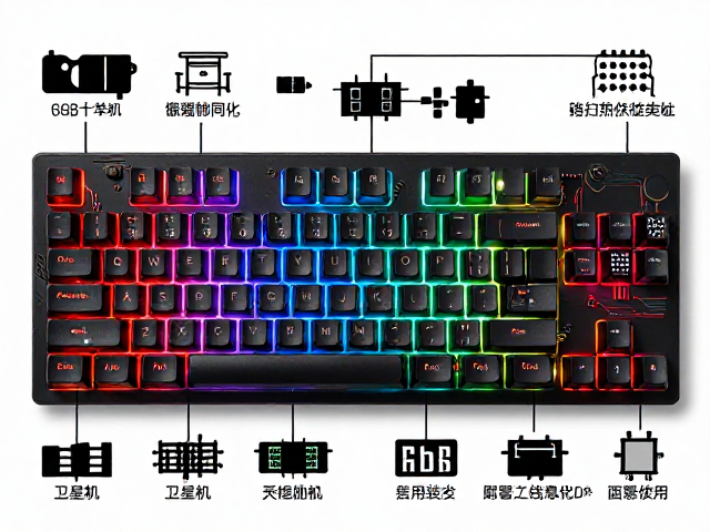RGB热插拔机械键盘,卫星轴配套焊盘电路与氛围灯组详解