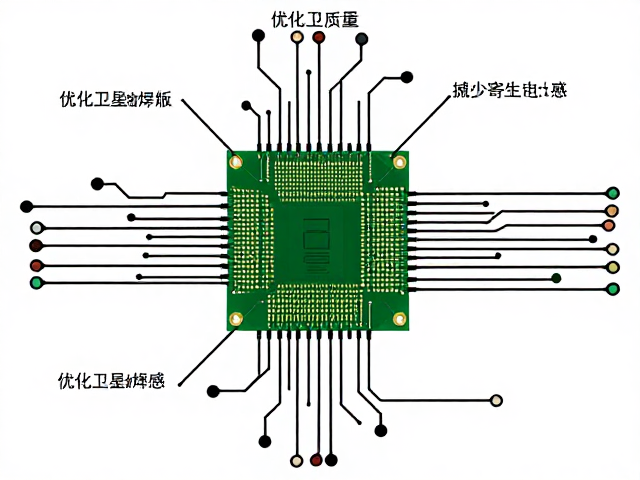 Key Matrix设计，优化卫星轴焊盘电路，减少寄生电感提升信号质量