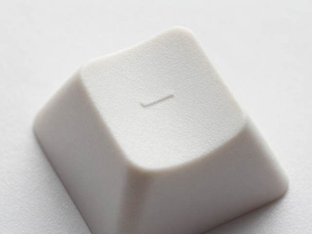 极简平键帽正刻工艺解析，表面纹理处理与极致手感