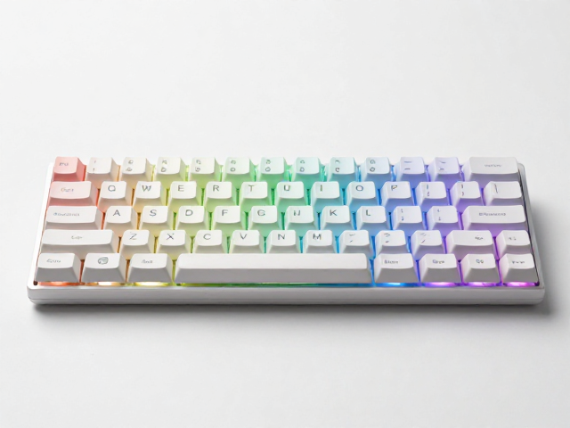 Keychron极简平键帽测评，RGB透光色颜值与手感全解析