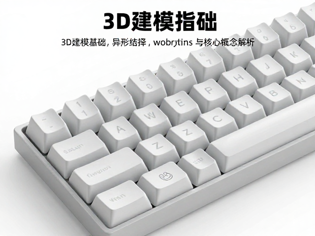 手工个性键帽教程，3D建模基础与异形结构复杂设计指南