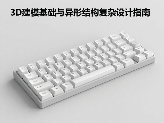 手工个性键帽教程,3D建模基础与异形结构复杂设计指南