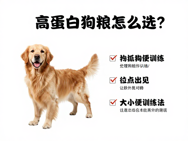 金毛产地科普,高蛋白狗粮怎么选?附定点大小便训练法