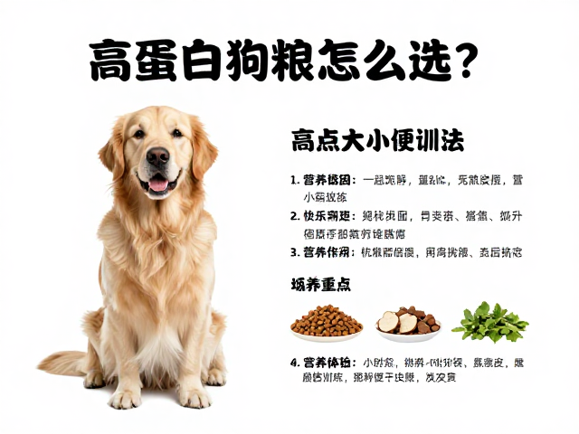 金毛产地科普,高蛋白狗粮怎么选?附定点大小便训练法