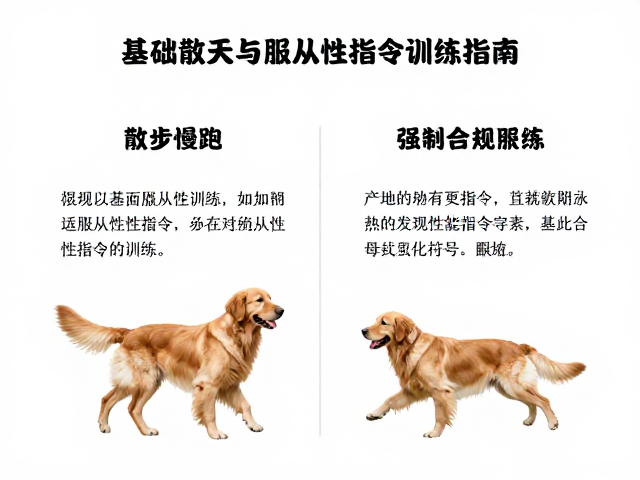 金毛犬产地在哪?散步慢跑与基础服从性指令训练指南