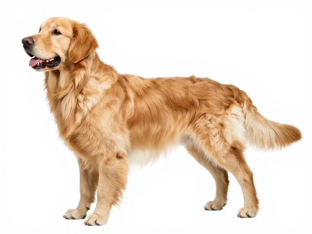 金毛寻回犬产地,揭秘屠夫犬与斯塔凡水猎犬混血下的水平尾巴特征