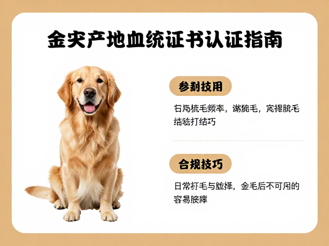 金毛犬产地与血统证书认证指南，每日梳毛防打结技巧