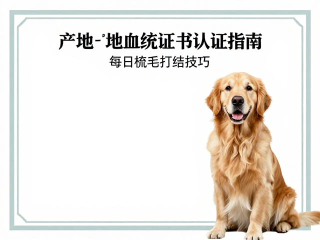 金毛犬产地与血统证书认证指南,每日梳毛防打结技巧