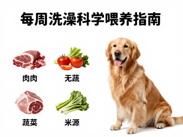 金毛犬产地科普，每周洗澡与适量肉类蔬菜的科学喂养指南