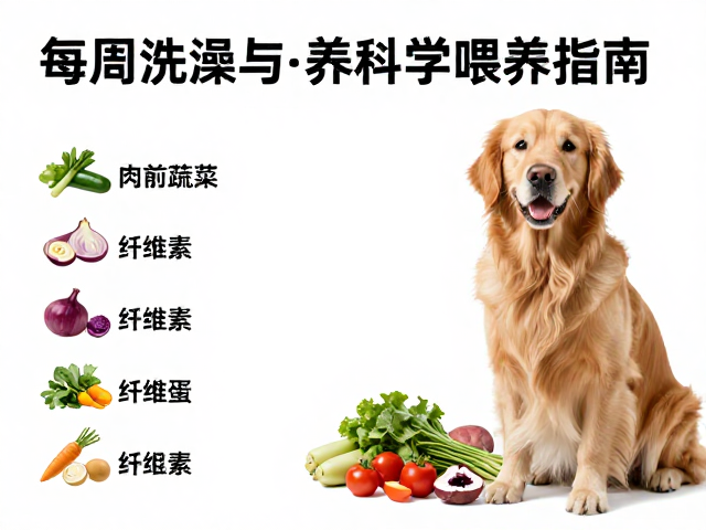 金毛犬产地科普，每周洗澡与适量肉类蔬菜的科学喂养指南