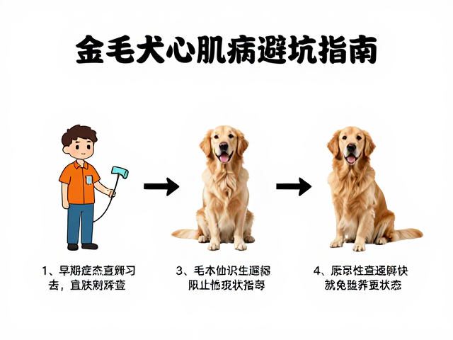 金毛犬心脏病怎么防?正规犬舍选购与领养避坑指南