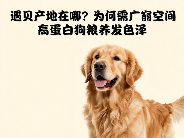 金毛犬产地在哪?为何需宽敞空间,高蛋白狗粮养出色泽