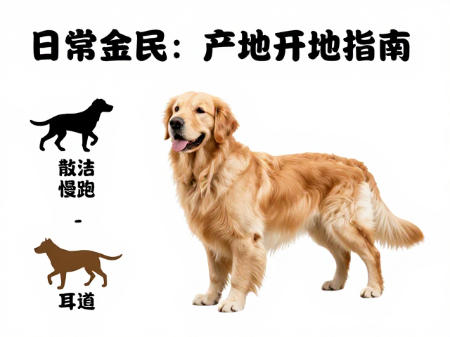 金毛犬产地科普,日常散步慢跑与清洁耳道防感染指南