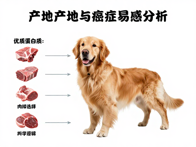 金毛犬产地与癌症易感分析,科学搭配肉类蔬菜助健康