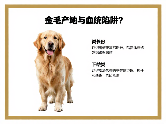 金毛产地与血统证书,如何避开眼部疾病陷阱?