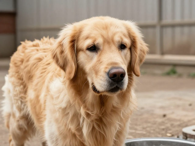 金毛犬产地在哪？中等体型垂耳特征与清洁饮水指南