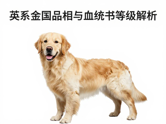 英系金毛品相与血统书等级解析,多大空间才够养?