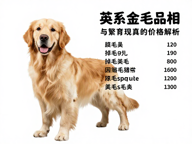 英系金毛品相与繁育级价格解析,掉毛频率真的那么高吗?