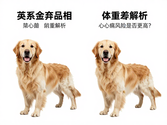 英系金毛品相与体重差异解析,心脏病风险是否更高?
