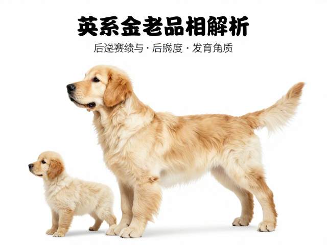 英系金毛品相解析,父母赛绩与后驱角度决定幼犬品质
