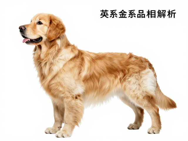 英系金毛品相解析，前肢直立度标准与亲子互动指南