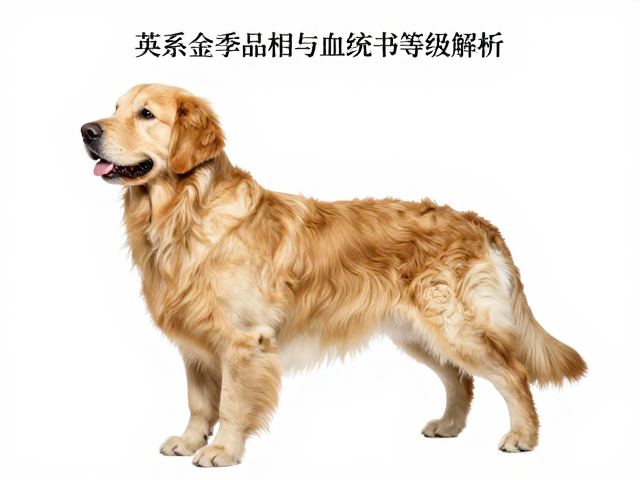 英系金毛品相与血统书等级解析,体重差异对健康的影响