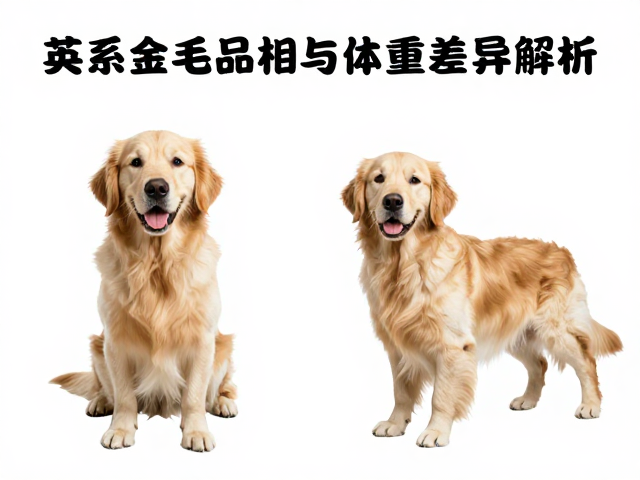 英系金毛品相与体重差异解析,家庭空间需求大揭秘