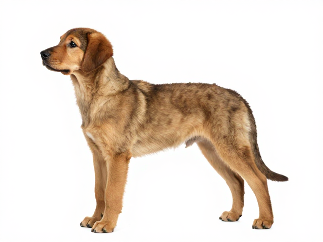深金色幼犬鉴别,肩高体长比例协调是关键技巧