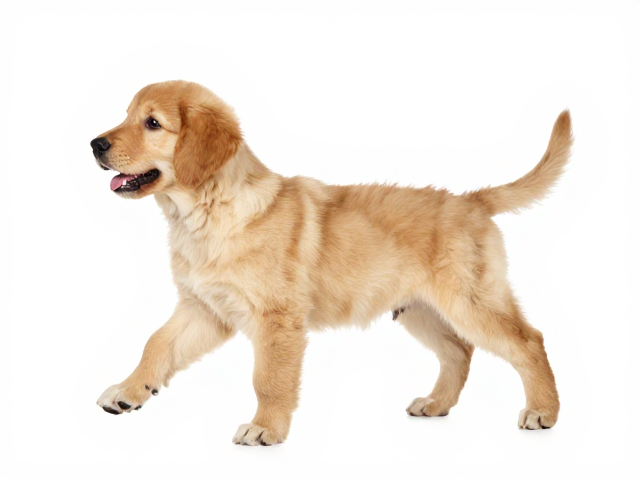 幼犬鉴别技巧,后肢驱动强劲,选深浅不一金色的纯种犬