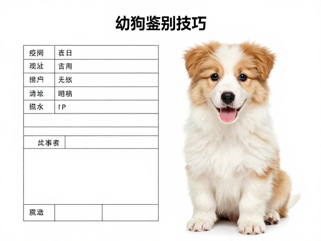 幼犬鉴别技巧,疫苗记录全,活泼开朗,教你挑健康萌宠
