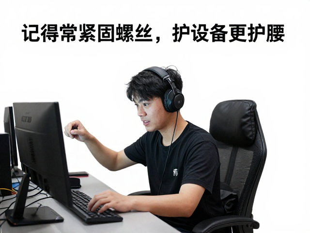 游戏主播高强度久坐？记得常紧固螺丝，护设备更护腰