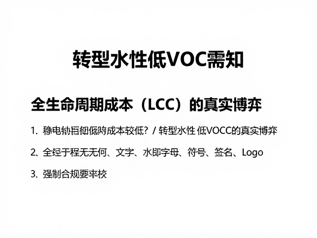 静电粉末喷涂成本较低?转型水性低VOC需知