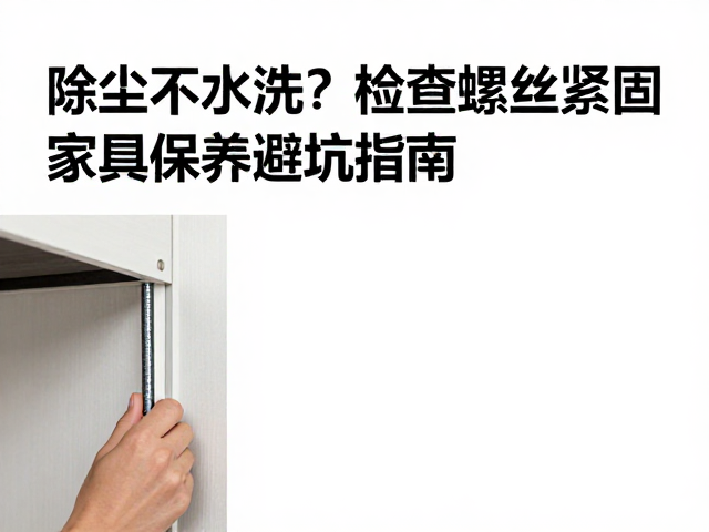 除尘不水洗？检查螺丝紧固，家具保养避坑指南