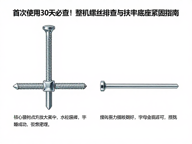 首次使用30天必查!整机螺丝排查与扶手底座紧固指南