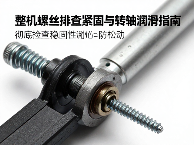 整机螺丝排查紧固与转轴润滑指南，彻底检查稳固性防松动