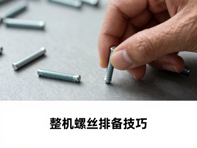 整机螺丝排查紧固技巧,受力均匀与防锈油涂抹指南