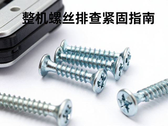 整机螺丝排查紧固指南,使用原配规格螺丝,精准控制预紧力防松动