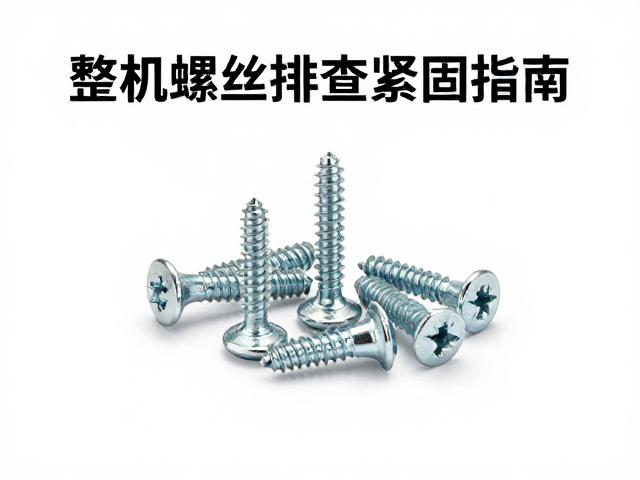 整机螺丝排查紧固指南,使用原配规格螺丝,精准控制预紧力防松动