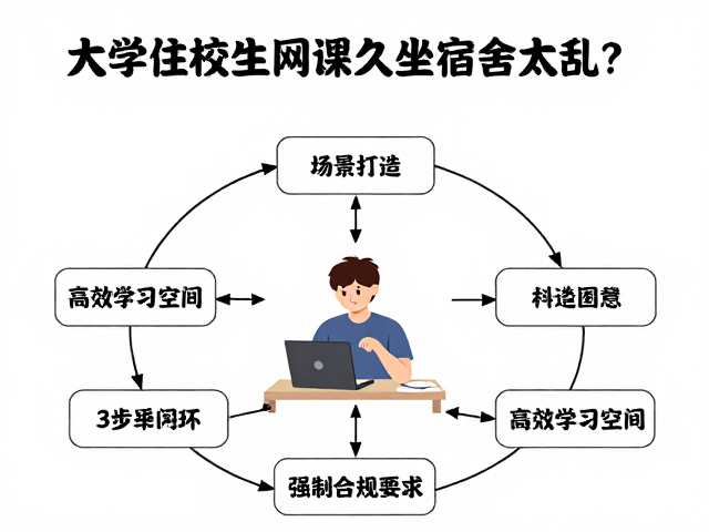 大学住校生网课久坐宿舍太乱?3步打造高效学习空间