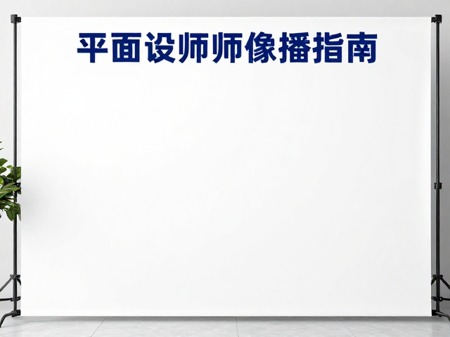 平面设计师健康办公，直播摄像背景布置与护眼指南