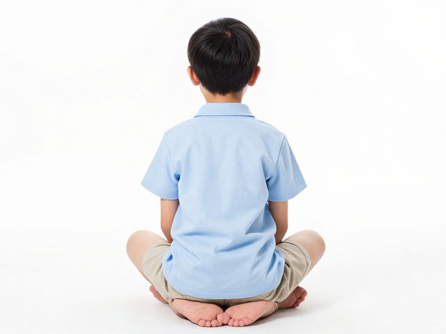 小学生坐姿矫正,双脚平放地面,远离脊柱侧弯风险