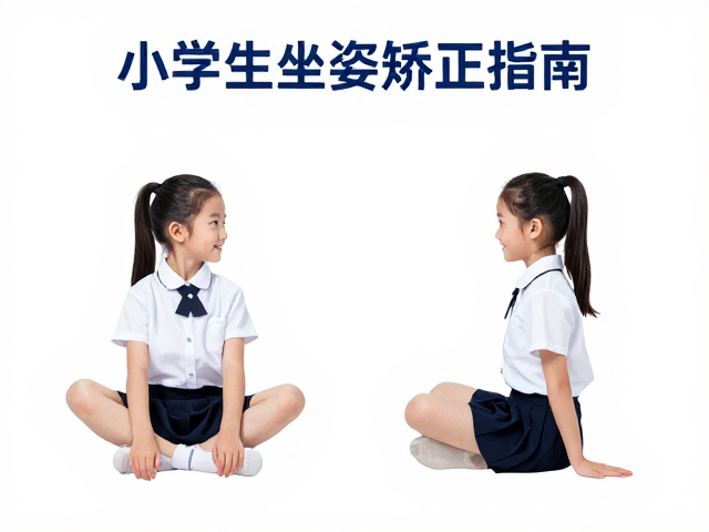 小学生坐姿矫正指南,维持脊柱自然曲度,气压棒TUV认证更安心