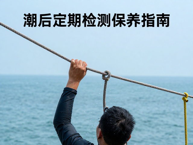 海边攀登后淡水冲洗湿绳晾干，主绳辅绳定期检测保养指南